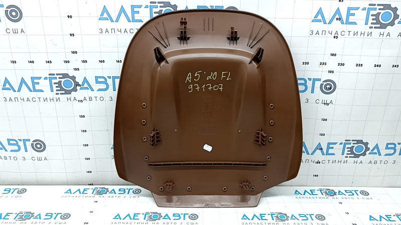 Rear driver's seat backrest trim for Audi A5 F5 18-25 5D, brown, broken mount