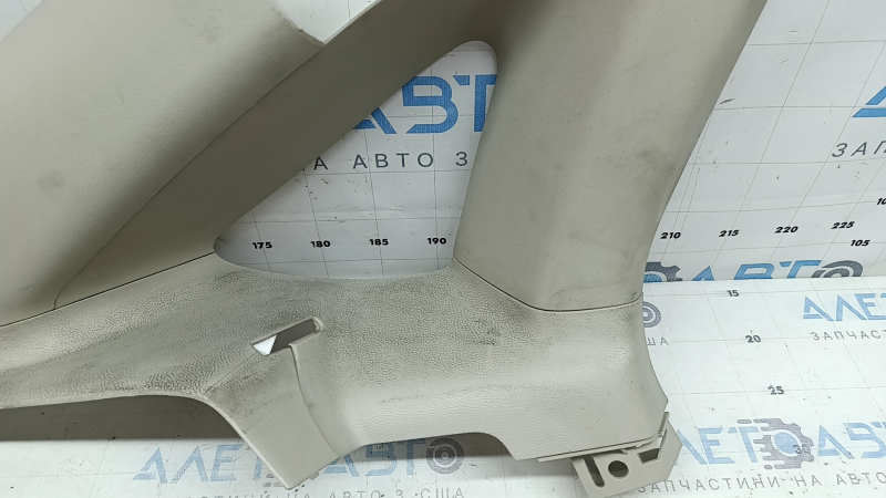 Upper left rear pillar trim for Ford Fusion mk5 17-19, gray, scratched, dry cleanable