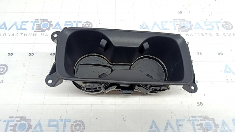 Ford Fusion mk5 17-20 center console cup holders black with backlight, without mat
