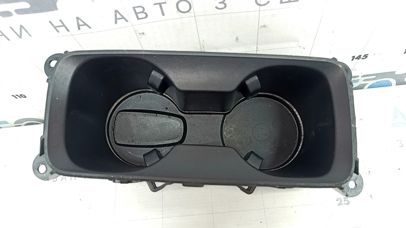 Ford Fusion mk5 17-20 center console cup holders black with backlight, without mat