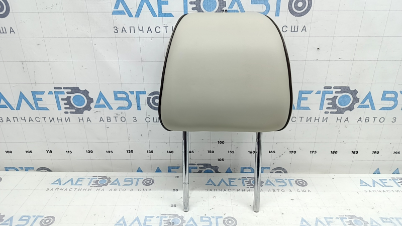 Front right headrest for Ford Fusion mk5 17-20, adjustable, titanium, Platinum, leather, gray