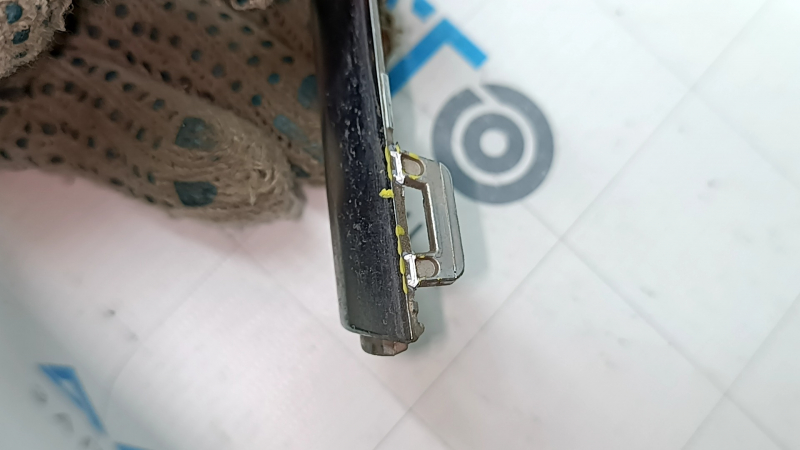 Lower molding of the front bumper of the Audi A5 F5 20-25 chrome, butts, bent, broken fastening