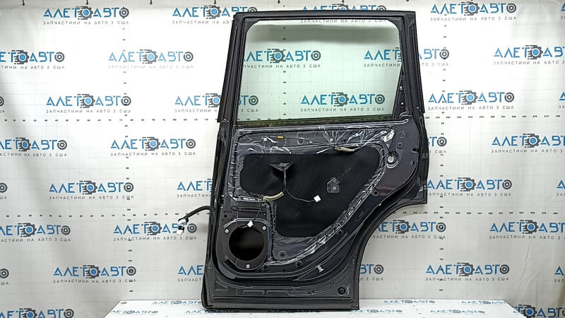 Subaru Forester 25-26 rear right door assembly, graphite P8Y, bumpers