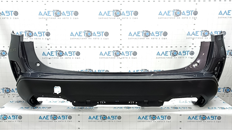 Subaru Forester 25-26 rear bumper, graphite, scratches, cracks, cracks in the fasteners