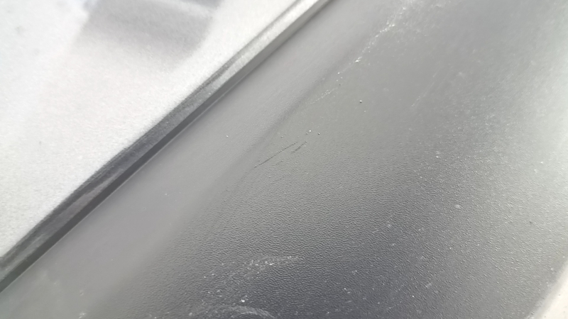 Subaru Forester 25-26 rear bumper, graphite, scratches, cracks, cracks in the fasteners