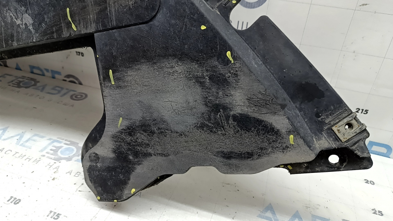 Ford Fusion mk5 17-20 front bumper guard, left, worn, cracked, missing fragment
