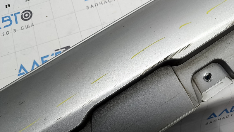 Right threshold Mercedes W213 E 300/350 17-23 without moldings, AMG pack, silver, chips, scratches