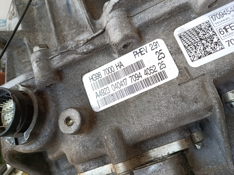 Ford Fusion mk5 17-20 plug-in ECVT automatic transmission assembly, 144kV, with power cable