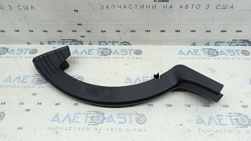 Right trunk lid hinge trim for Mercedes W213 E 17-23, black, broken guides, broken mount