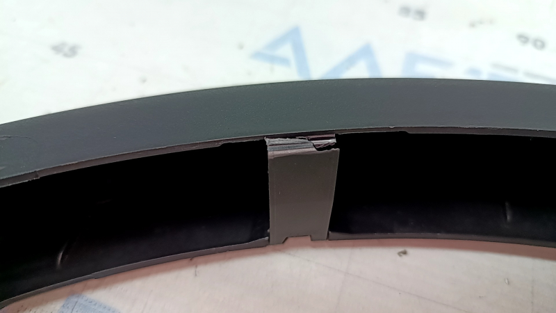 Right trunk lid hinge trim for Mercedes W213 E 17-23, black, broken guides, broken mount