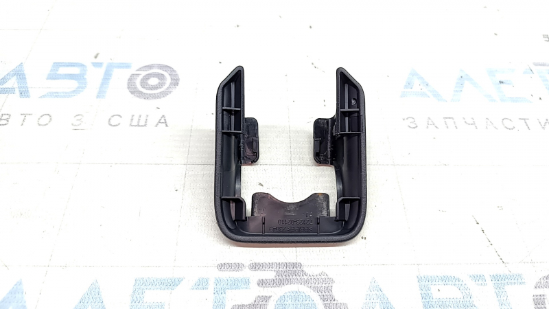 Black front right passenger seat runner trim for Toyota Highlander 20-26