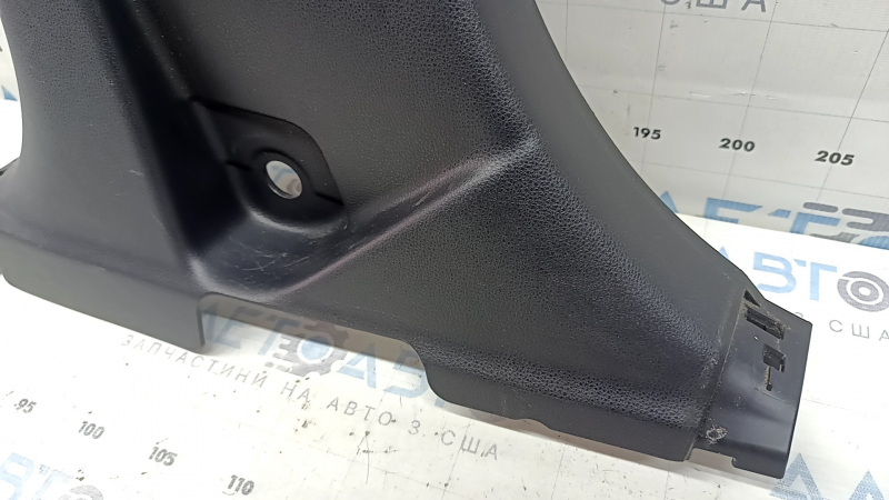 Lower left center pillar trim for Toyota Highlander 20-26, black, scratched