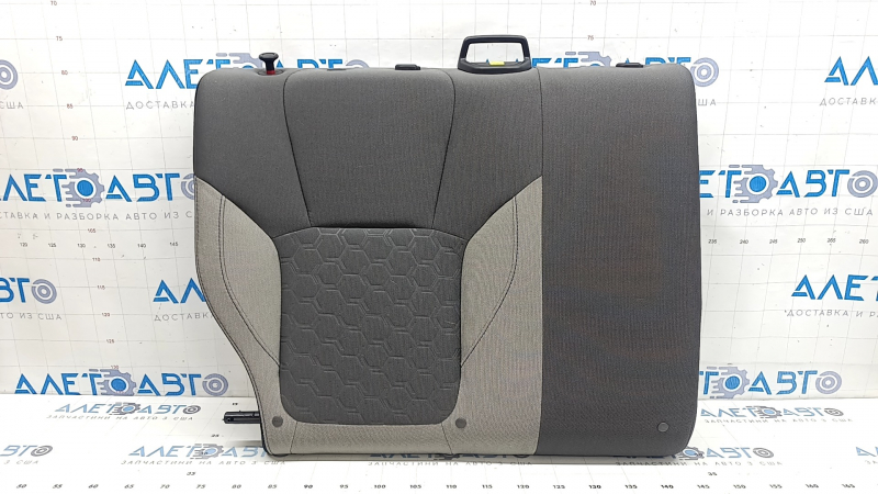 Backrest of the rear row of seats, 2nd row, right, Subaru Forester 25-26, dark gray + light gray fabric, without armrest
