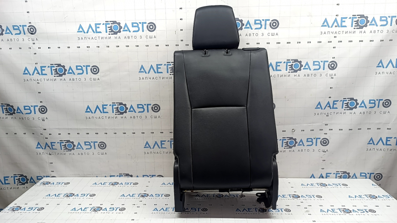 Left rear seat backrest, 3rd row, Toyota Highlander 20-23, black leather, XLE, with headrest and bracket