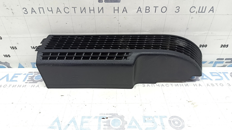 Rear left door sill insert for Toyota Highlander 20-26, grille, black, hybrid, scratches