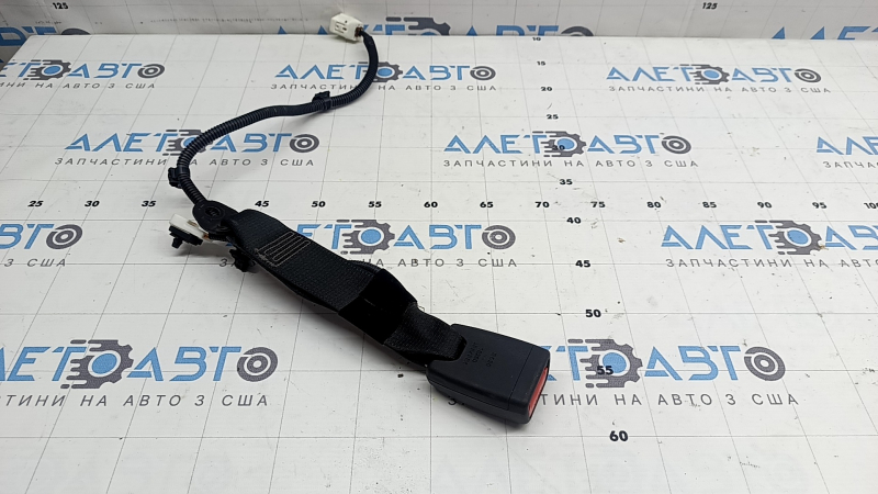 Rear seat belt latch, 3rd row, right, Toyota Highlander 20-26, black, with sensor, worn