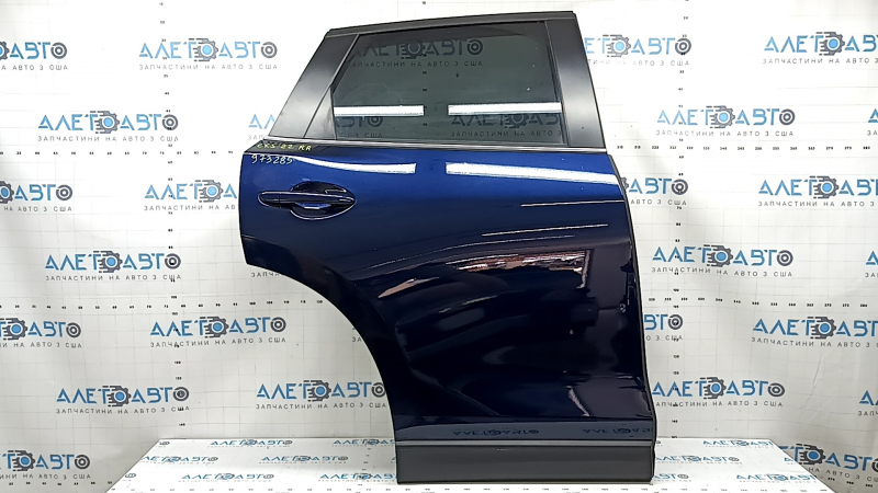 Mazda CX-5 right rear door assembly, 17-25 tinted, blue 42M
