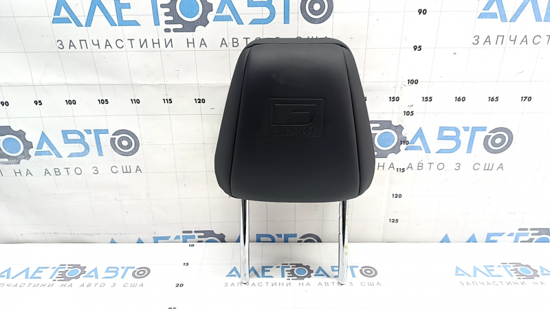 Front right headrest for Lexus UX200 UX250h 19-23 black leather, F Sport, dry-cleanable