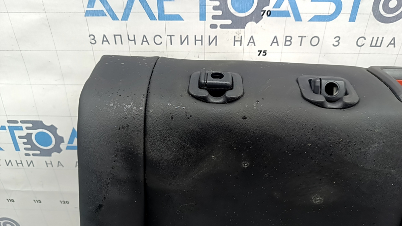 Rear seat backrest, 2nd row, left, Lexus UX200 UX250h 19-26, black leather, dry-cleanable