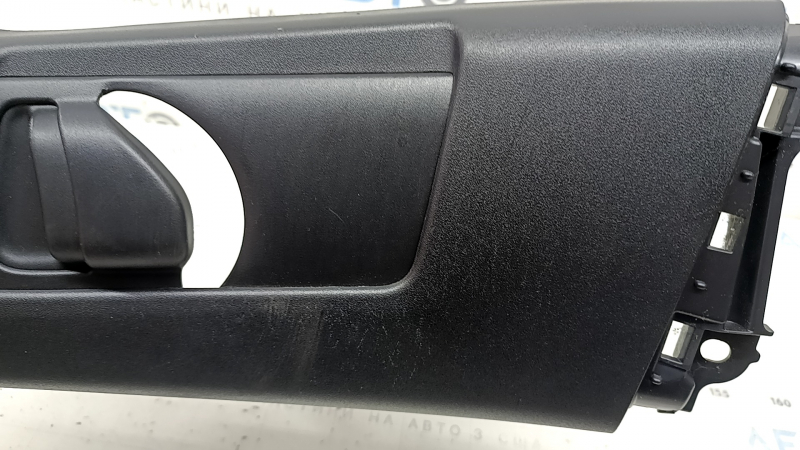 Left upper center pillar trim for Lexus UX 19-26, black, scratches
