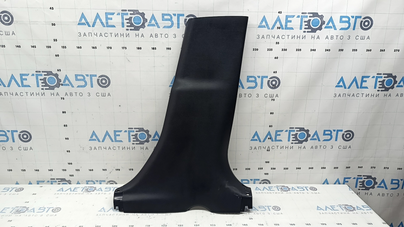 Lexus UX200 UX250h 19-20 lower right center pillar trim, black, scratched, plastic turned white