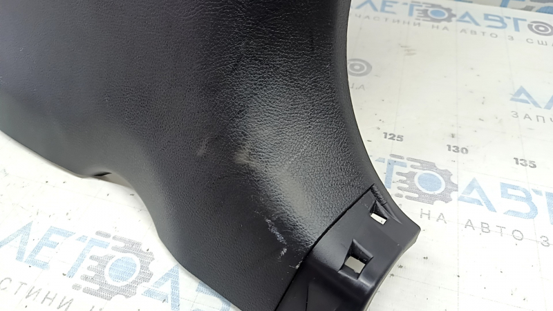 Lexus UX200 UX250h 19-20 lower right center pillar trim, black, scratched, plastic turned white