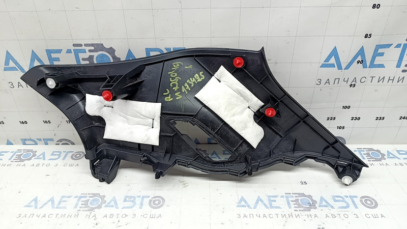 Left upper rear pillar trim for Lexus UX 19-26, black, scratches