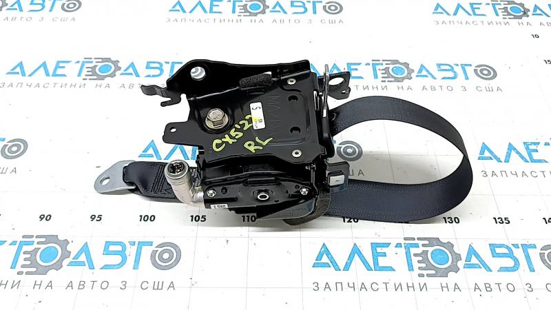 Mazda CX-5 23-25 black rear left seat belt with squib