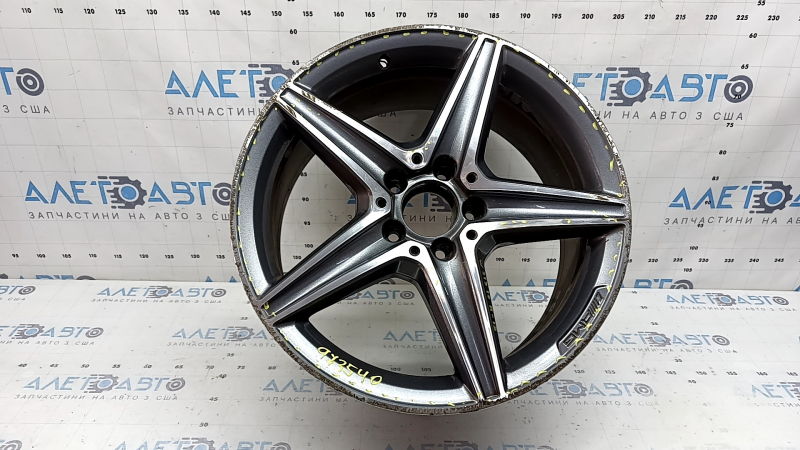 Set of wheels R18 x 8.0J ET43 Mercedes W213 E 17-18 AMG, curb, for rent, for repair