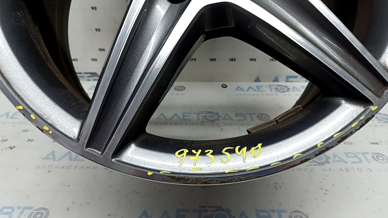 Set of wheels R18 x 8.0J ET43 Mercedes W213 E 17-18 AMG, curb, for rent, for repair