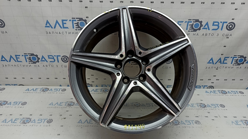Set of wheels R18 x 8.0J ET43 Mercedes W213 E 17-18 AMG, curb, for rent, for repair