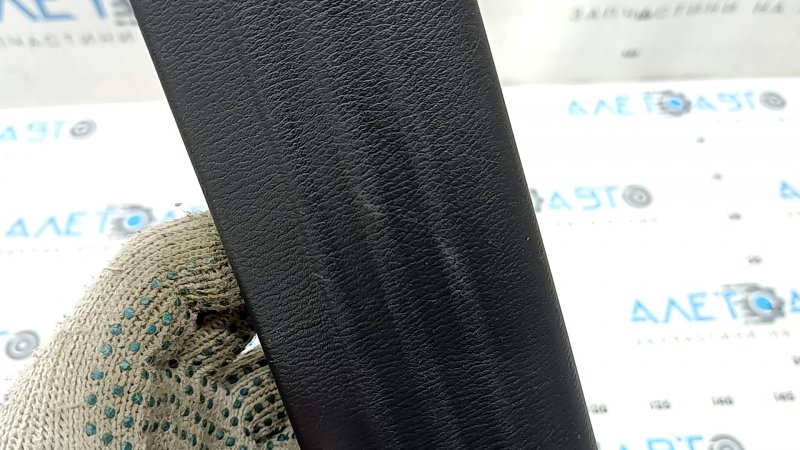 Mazda CX-5 17-25 black front right door sill trim, worn