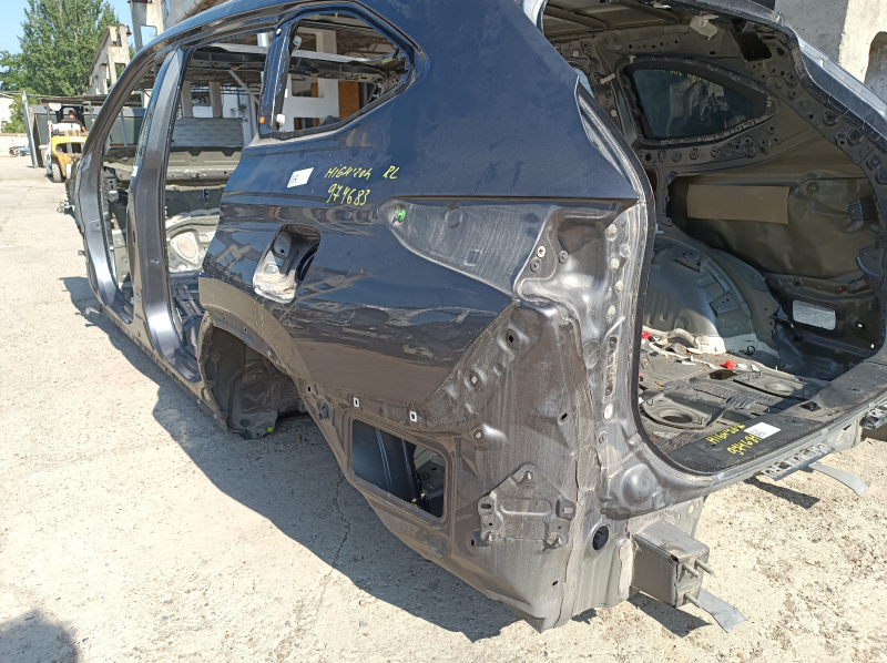 Quarter wing rear left Toyota Highlander 20-26 under BSM, graphite, on the body, dent, bump
