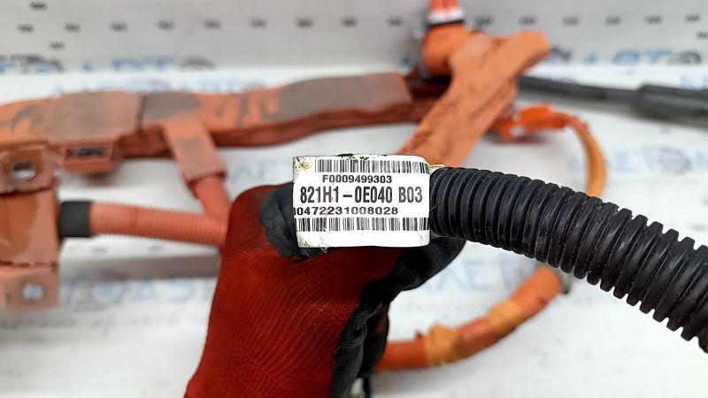 High voltage cable Toyota Highlander 20-25 through the entire body, hybrid