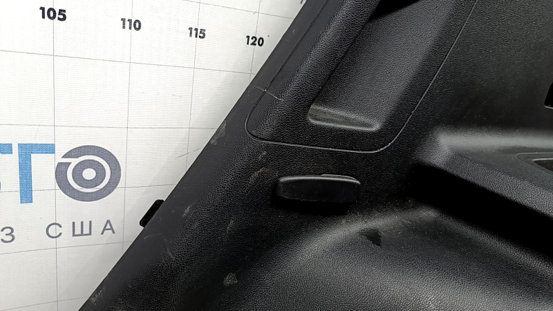 Right arch trim for Kia Sorento 21-24 HEV, black, without cigarette lighter, scratches, worn