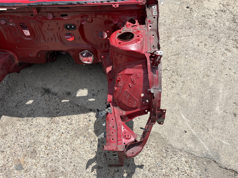 Front left quarter panel of Lexus UX 19-26 on the body, red, painted