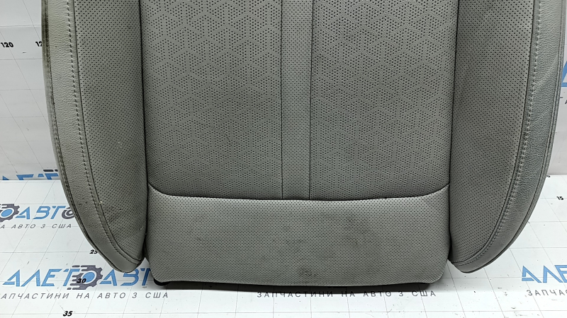 Kia Sorento 21-24 driver's seat upholstery, perforated, gray leather, heated, ventilated, dry-cleanable