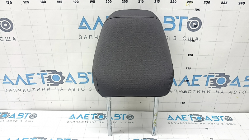 Front left headrest for Toyota Camry v70 18-18, gray fabric, brown stitching