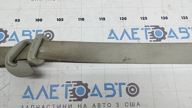 Driver's seat belt with squib for Kia Sorento 21-26 HEV, PHEV, gray, dry-cleanable, worn
