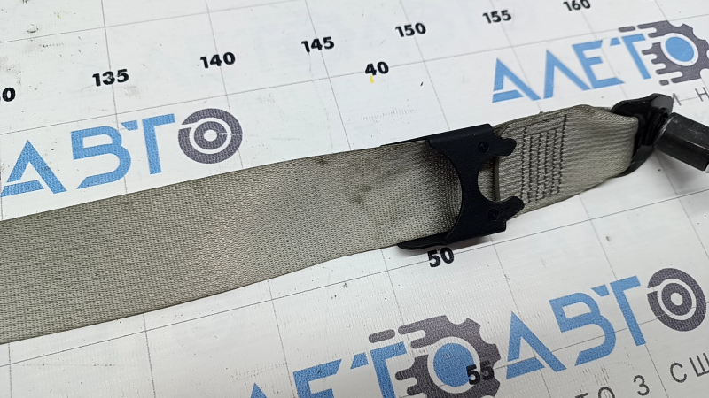 Driver's seat belt with squib for Kia Sorento 21-26 HEV, PHEV, gray, dry-cleanable, worn