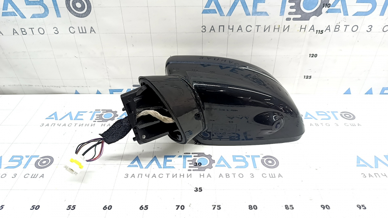 Left side mirror assembly for Kia Sorento 2018-2019, 7+2 pins, turn signal, heated, BSM, camera, blue and black