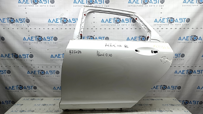 Lincoln MKZ 13-20 bare rear left door, white UG, dent, painted 0.4