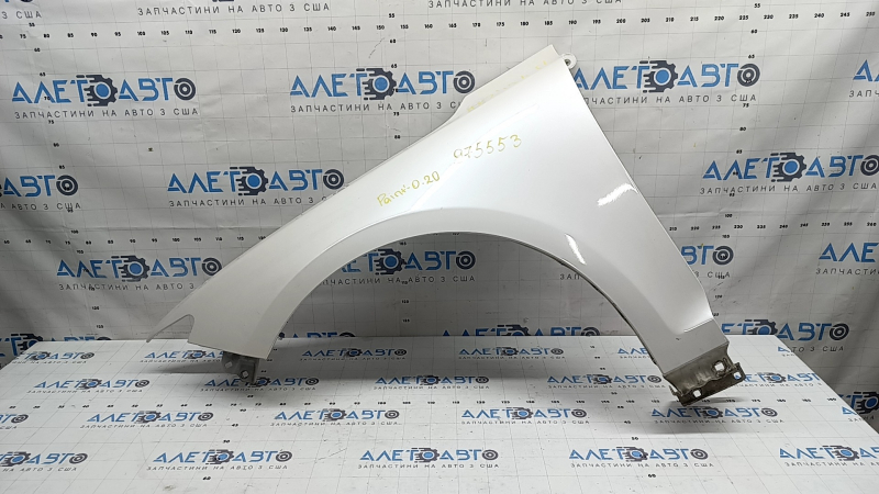 Lincoln MKZ 17-20 front left fender, white UG, painted 0.20