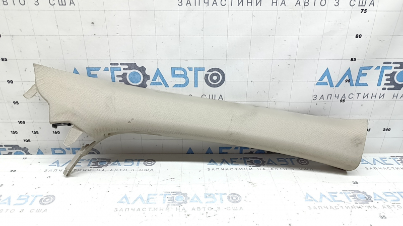 Upper right front pillar trim for Lincoln MKZ 17-20, beige, dry-cleanable