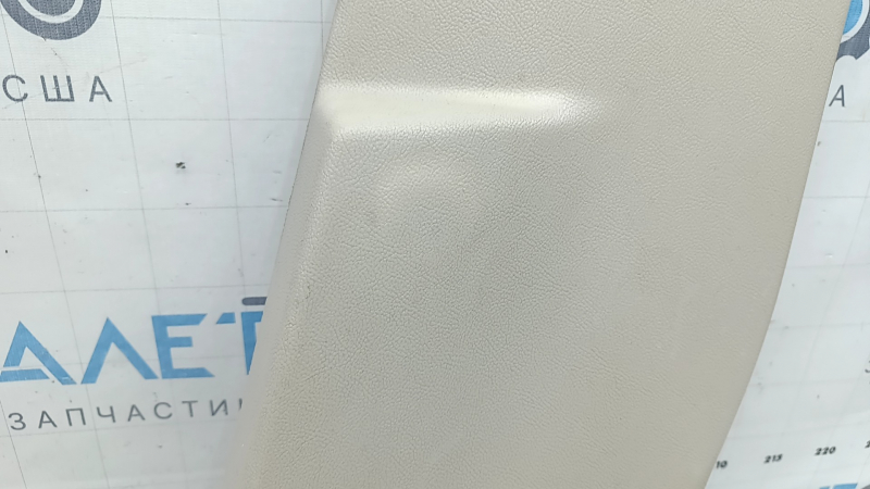 Lincoln MKZ 17-20 lower right center pillar trim, beige, plastic has turned white, worn, needs cleaning