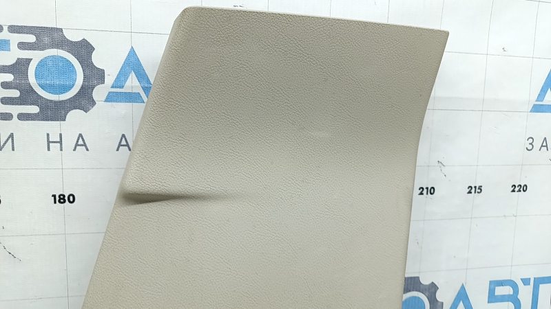 Lincoln MKZ 17-20 lower right center pillar trim, beige, plastic has turned white, worn, needs cleaning