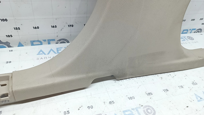 Lincoln MKZ 17-20 lower right center pillar trim, beige, plastic has turned white, worn, needs cleaning