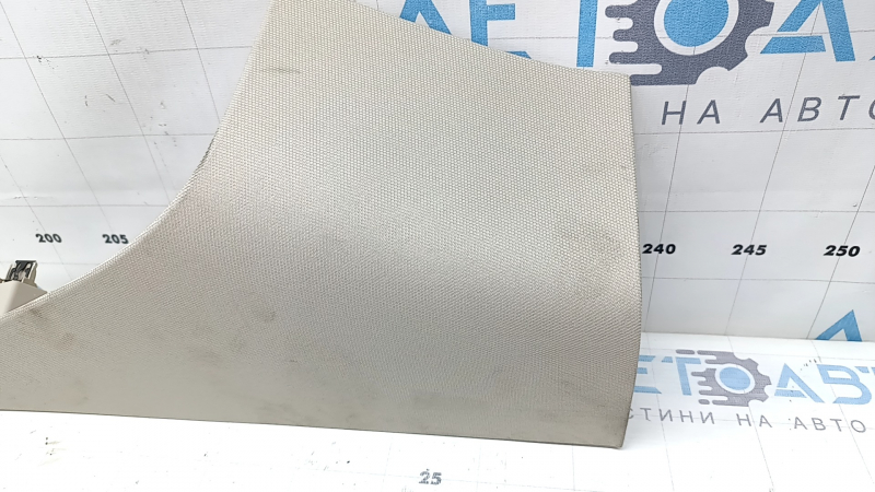 Upper right rear pillar trim for Lincoln MKZ 17-20, beige, behind the window, dry-cleanable