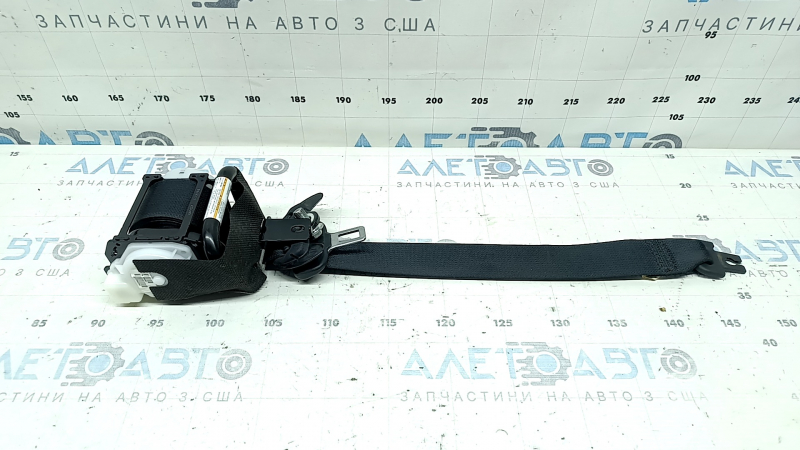 Driver's seat belt with tensioner for Honda Accord 23-26, black, with black bracket
