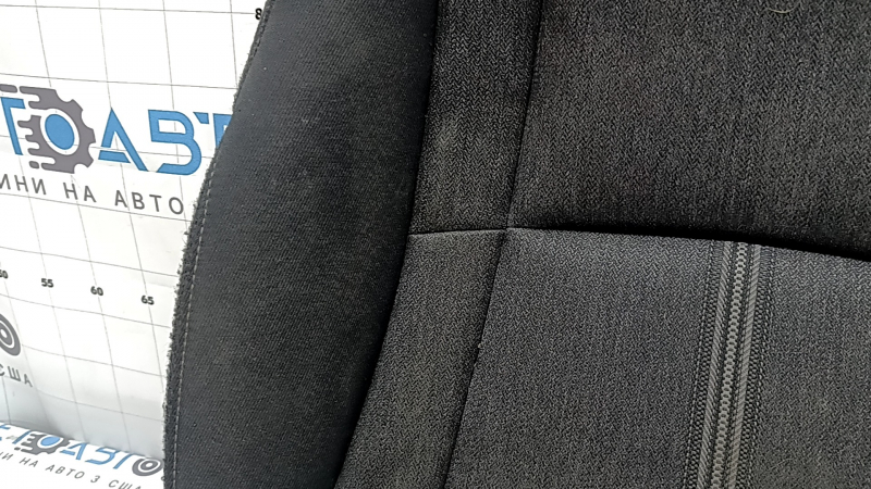 Honda Accord 23-26 driver's seat cushion cover, black fabric, cleanable